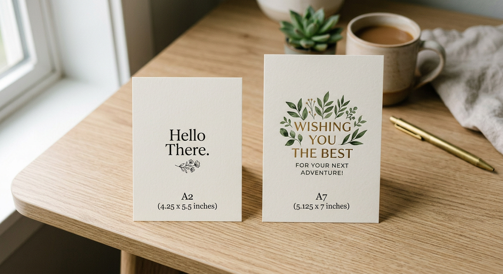 A2 vs A7 Flat Cards: Which Size Is Right for Your Design?