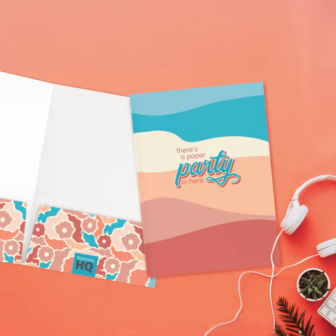Presentation folder -  wholesale printing for designers