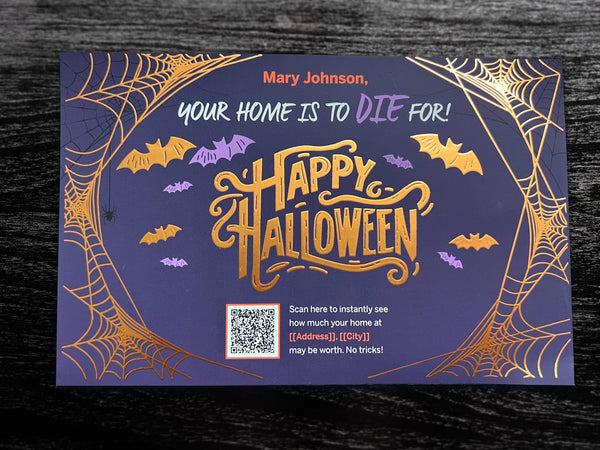 A2 Foldover Card with Metallic / Foil Elevated Ink