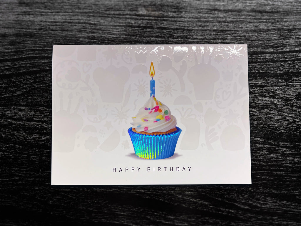 A2 Foldover Card with Metallic / Foil Elevated Ink