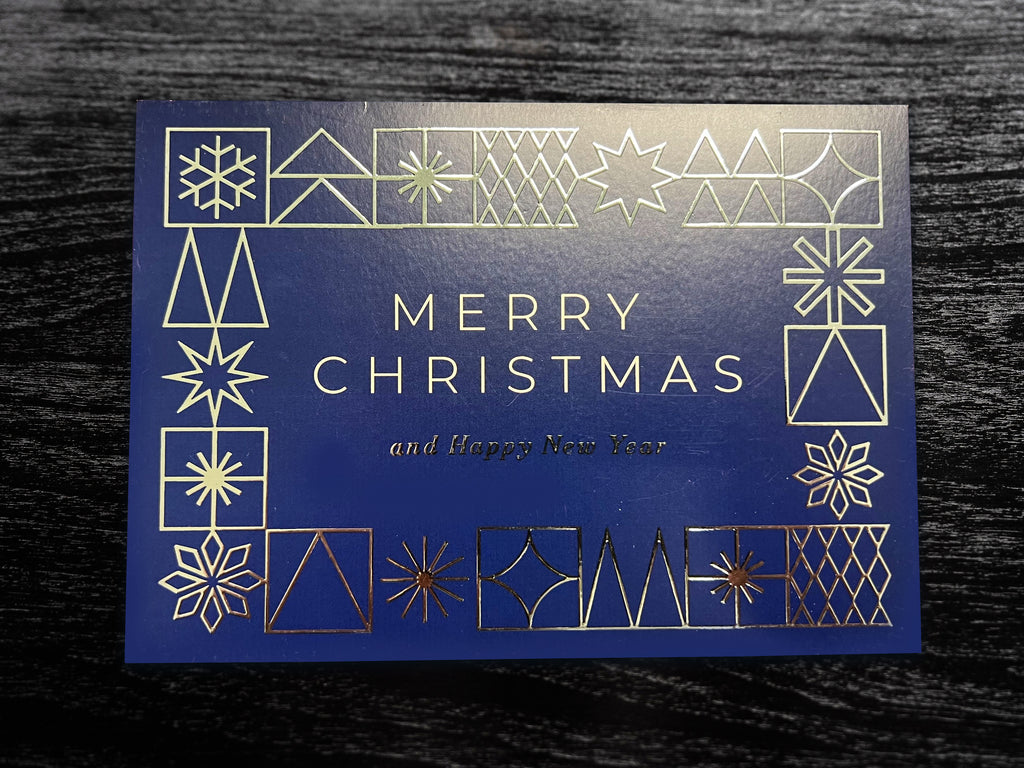 A7 Flat Card with Metallic/Foil Elevated Ink - Digital Foil