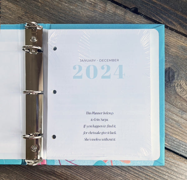 Small Binder with COLOR pages
