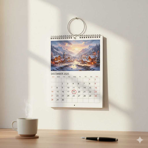 8.5 x 11 Portrait calendar - Wholesale Calendars for designers Notebooks StationeryHQ