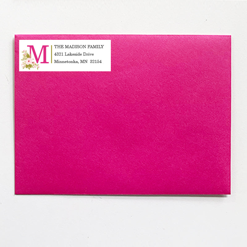 1" x 3" sticker with customized design