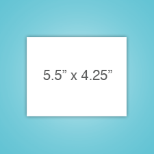 A2 magnet with your uploaded design