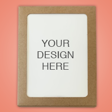 Boxed A7 Flat Card with your uploaded design