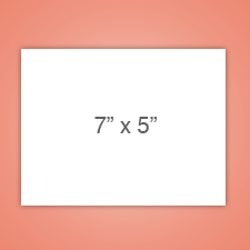 A7 Magnet with your uploaded design