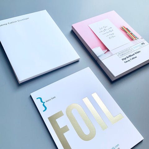 Paper sample set - wholesale printing for designers