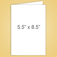 4.25 x 11 folded program