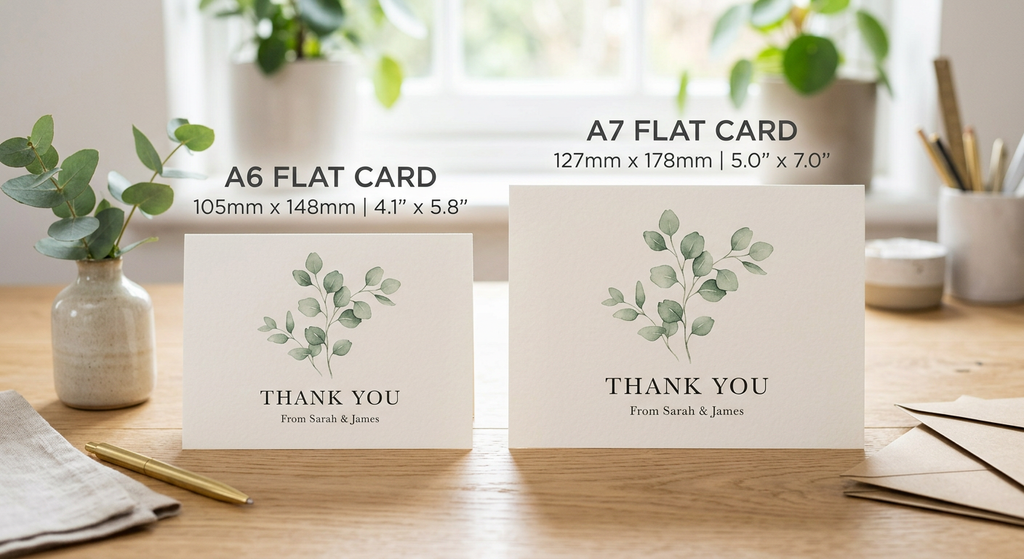 A6 vs A7 Flat Cards: Which Size Is Right for Your Design?