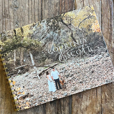Hard Cover wire-o 8.5 x 11 Landscape Book with COLOR pages