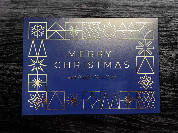 A2 Foldover Card with Metallic / Foil Elevated Ink