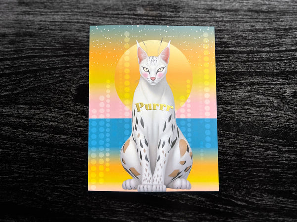 A2 Foldover Card with Metallic / Foil Elevated Ink