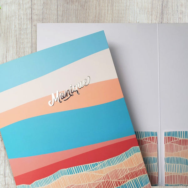Die cut folder