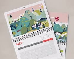 8.5 x 11 PORTRAIT calendar - Wholesale Calendars