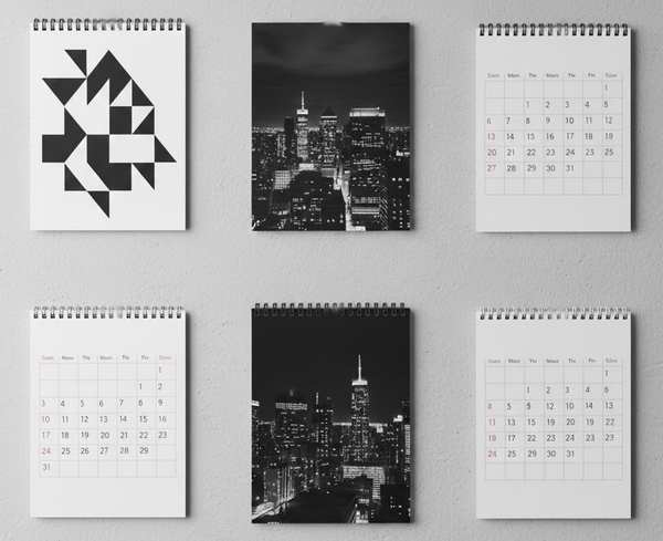 8.5 x 11 PORTRAIT calendar - Wholesale Calendars