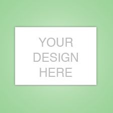A6 Flat card with your uploaded design